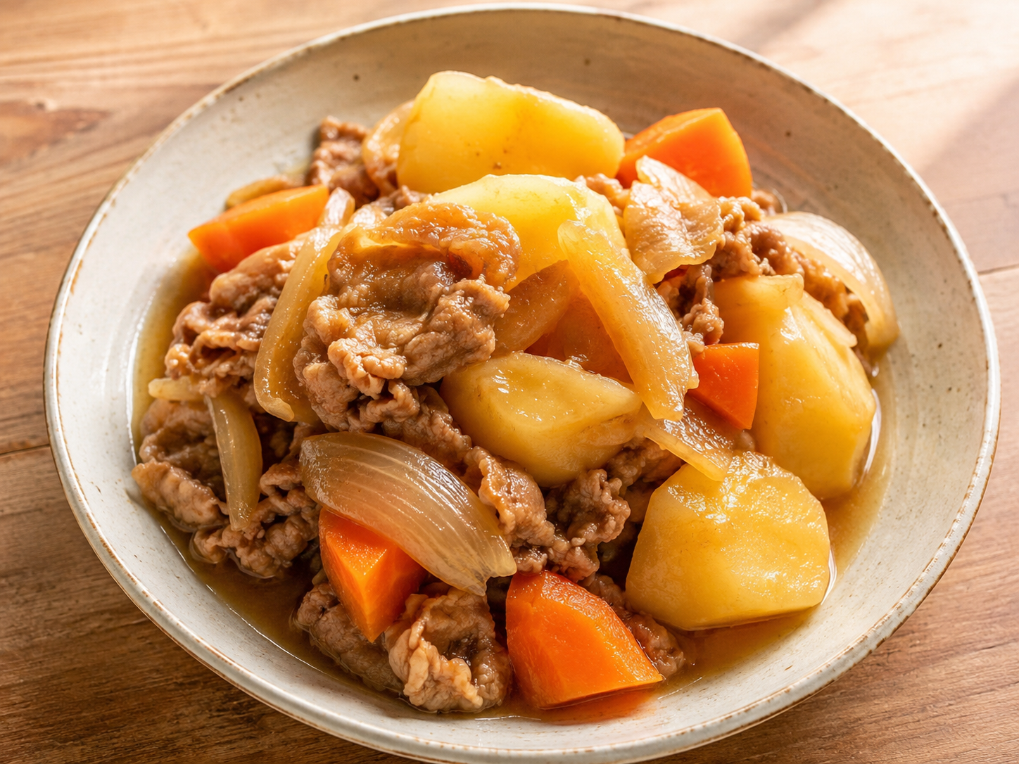 盛り付けられた家庭料理
